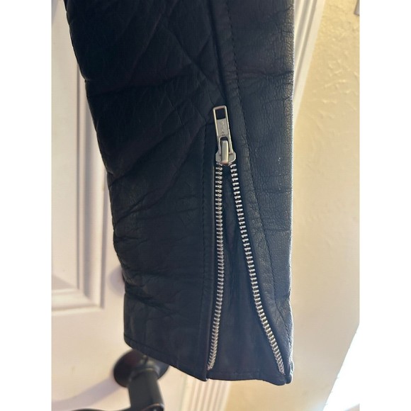 Body Equip Motorcycle Jacket Mens Size Medium Genuine Leather Vintage Rare EUC - Picture 4 of 8